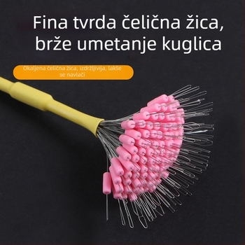 Silikonske zaključavajuće Space Beans za ribolov, protiv zaplitanja, ojačane, 100 komada velikih Space Beans