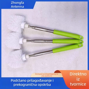Nehrđajuća čelična četka za zahod s odvojivim glavama, zidna montaža