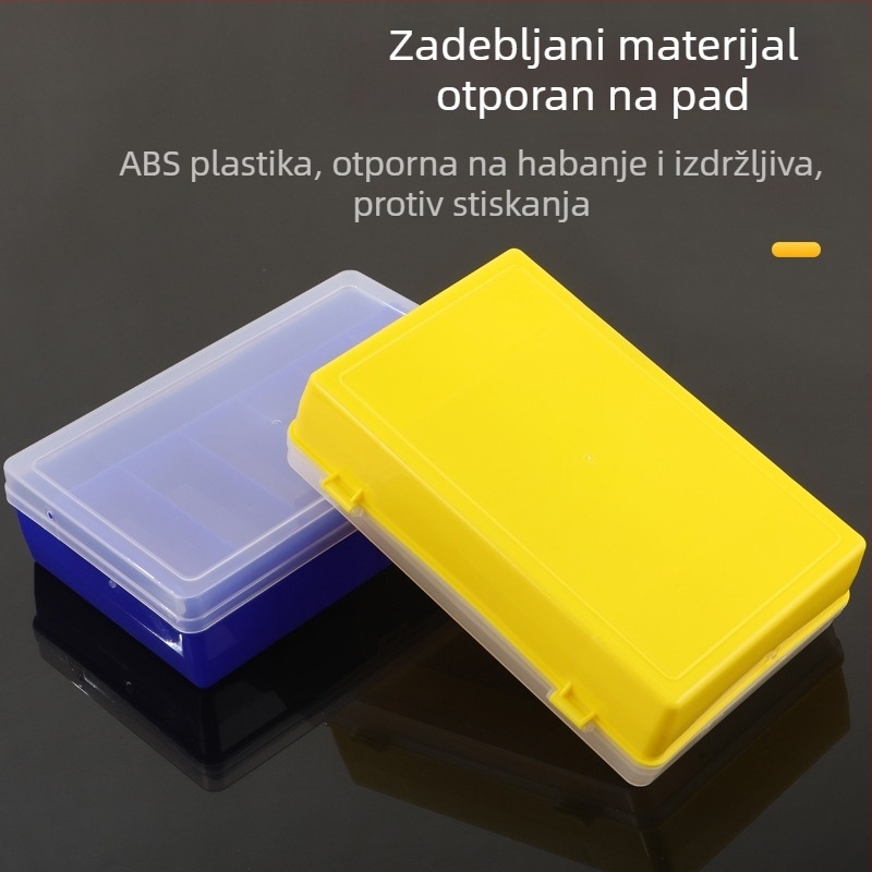 Kutija za ribolovne dodatke, udice i varalice, dvostruki sloj kompaktna kutija za pohranu
