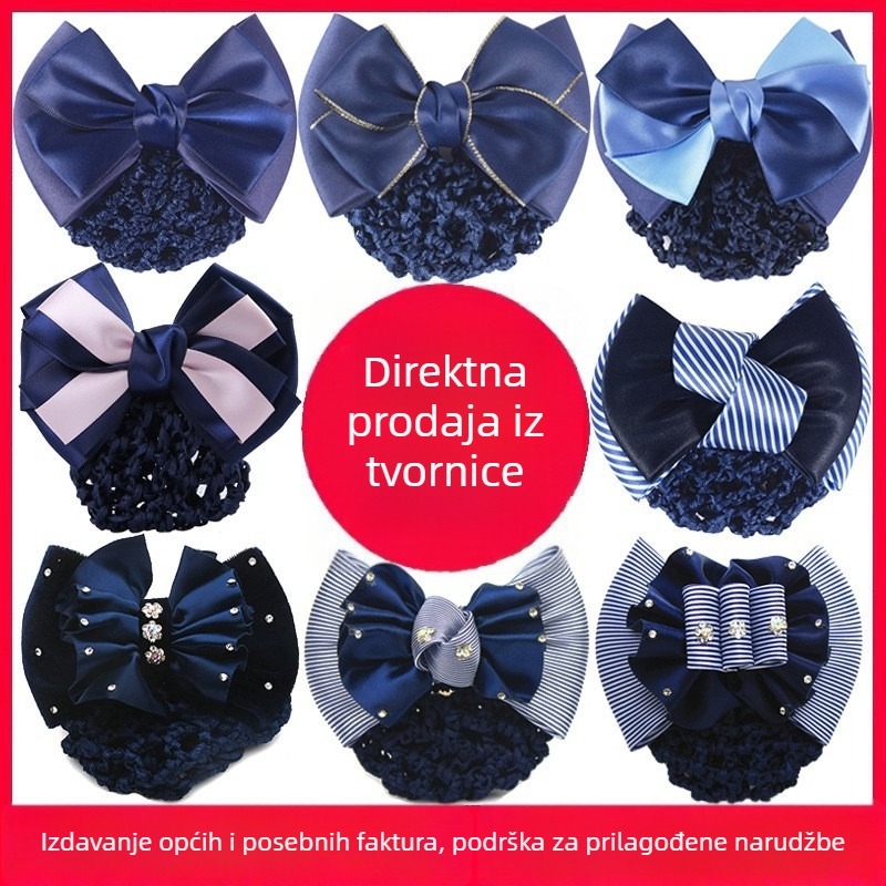 Korejskog stila ženski profesionalni dodaci za kosu s mašnicom i mrežicom za kosu