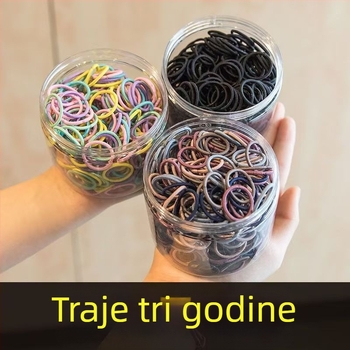 Dječje gumice za kosu za djevojčice koje ne oštećuju kosu, male prstenaste elastične trake za djecu s tankom kosom