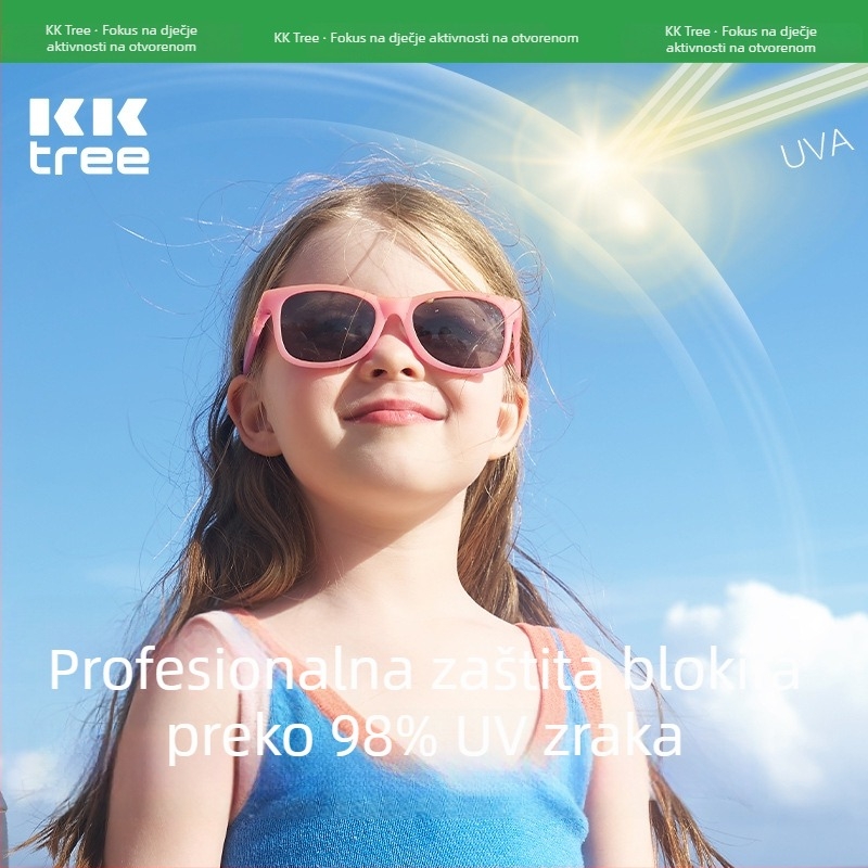 KK Tree dječje sunčane naočale koje mijenjaju boju, polarizirane UV400 zaštite, za dječake i djevojčice