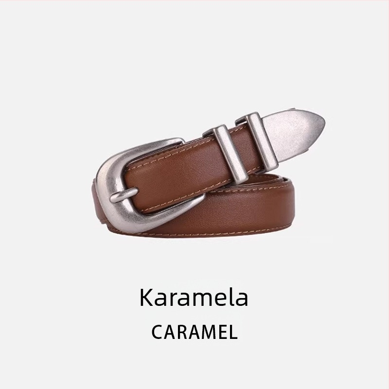 Ženski PU kaiš s kopčom na pin, modni dodatak za kapute i traperice, duljina 105 cm, širina 2–4 cm, model 2026