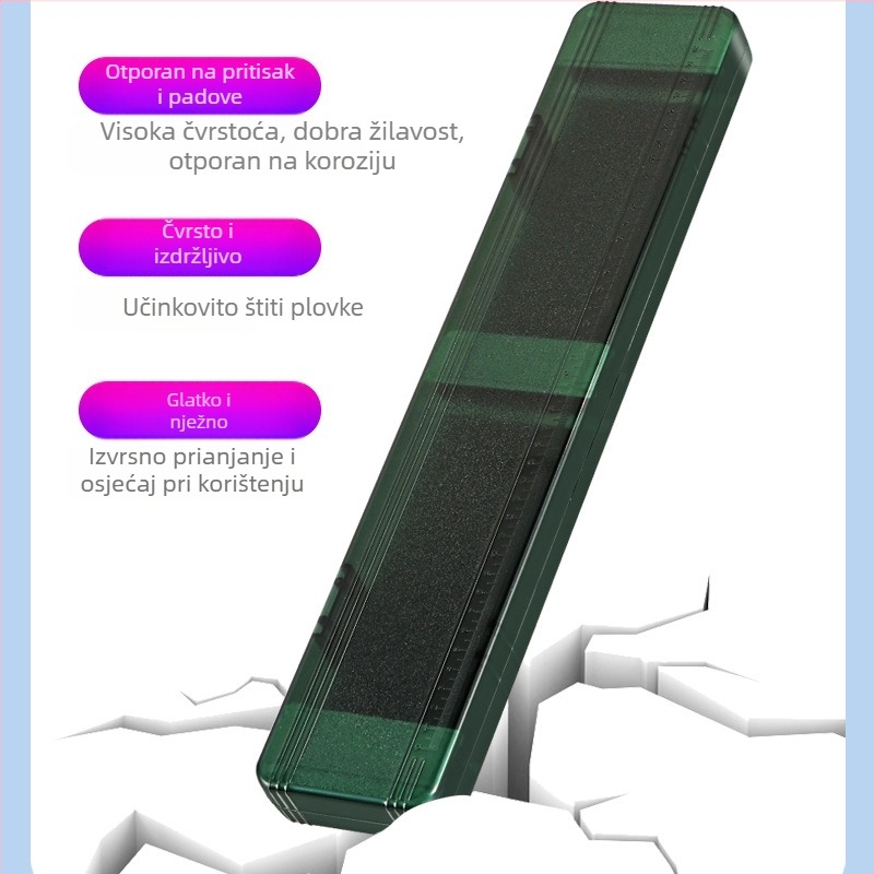 Dvostruki sloj kutije za plovke za ribolov, velika kapaciteta, produžena i proširena kutija za pohranu plovaka, otporna na tlak, zadebljana i otporna na padove