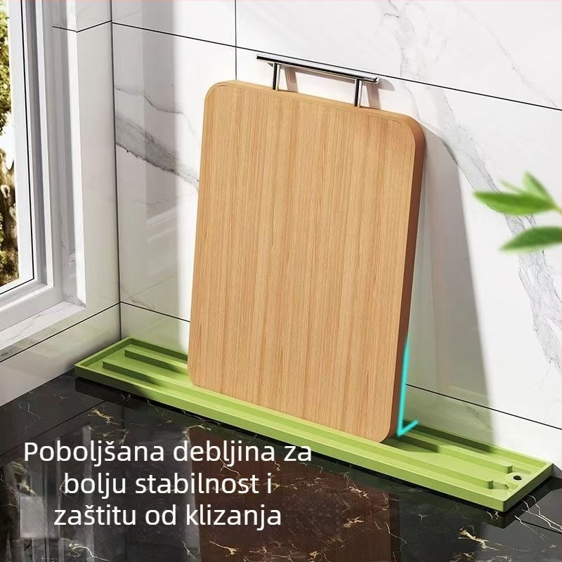 Višestruka plastična podloga za odlaganje poklopaca i kuhinjskih alata - protuklizna, s odvodom tekućine