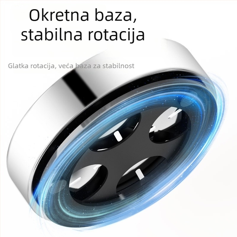 Okretni stalak za začine od nehrđajućeg čelika, velik kuhinjski disk za odlaganje ulja, soli i octa