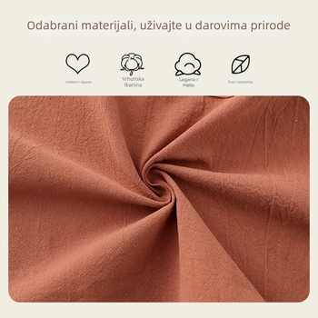 Pamukasta kuhinjska pregača bez rukava, vodoodbojna i otporna na masnoće, s mogućnošću prilagodbe logotipa