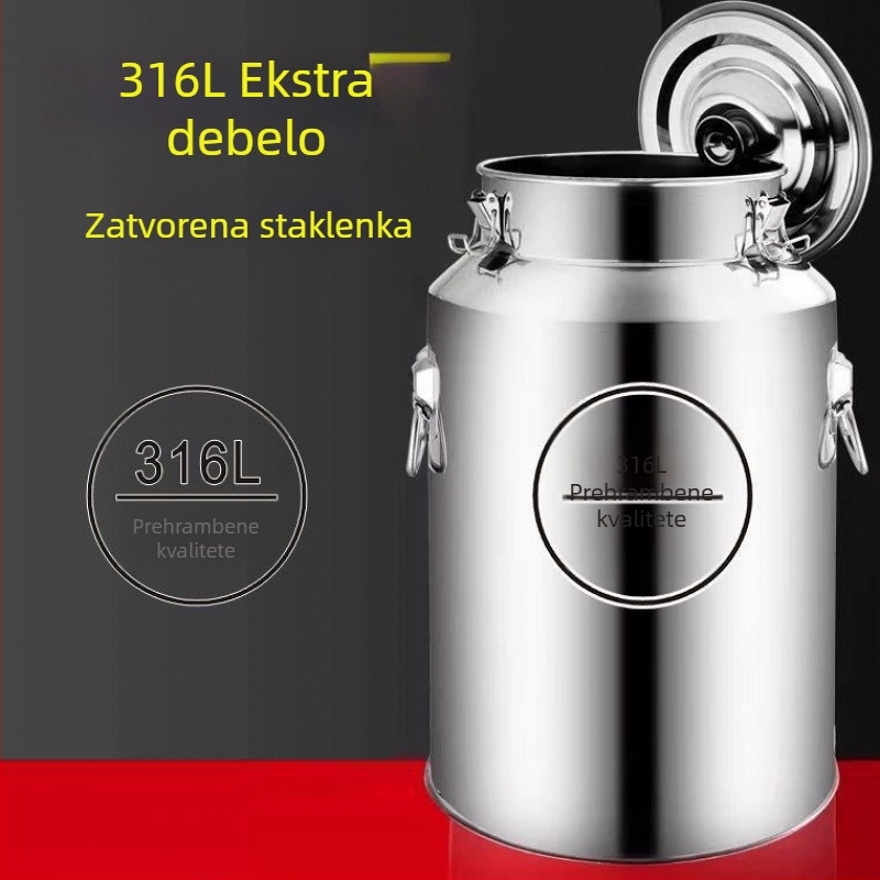 316L nehrđajući čelik – zatvoreni bure za čaj, skladištenje ulja, mlijeka i vina – višenamjenski spremnik za pohranu, kapacitet do 300 ml