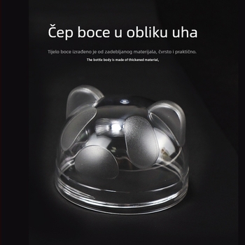 Proziran poklopac za PET bocu s mačjim ušima, prehrambena kvaliteta, debeo brtveni prsten, za posude sa sušenim šljivama