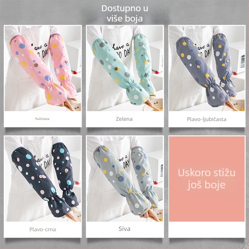 Vodootporne rukave za kuhanje, zaštita od prskanja ulja, kuhinjski rukavi protiv opeklina, produžena verzija