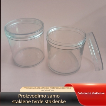 Prozirna čvrsta plastična posuda za hranu s dizajnom PET boce, za kekse, pržene sjemenke i aromatični čaj