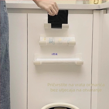 6-stupanjski kuhinjski organizator bez bušenja, za unutarnja vrata ormarića, držač folije