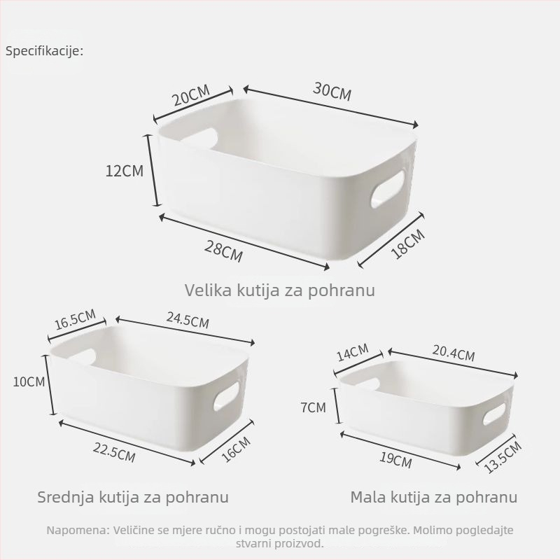 Stolna kutija za odlaganje sitnih stvari – za dnevnu sobu, kupaonicu (kozmetika), kuhinju i užinu
