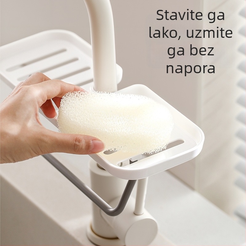 FaSoLa Odvodni Stalak za Kuhinjski Sudoper – Bez Bušenja Slivine, Prostor Za Krpe