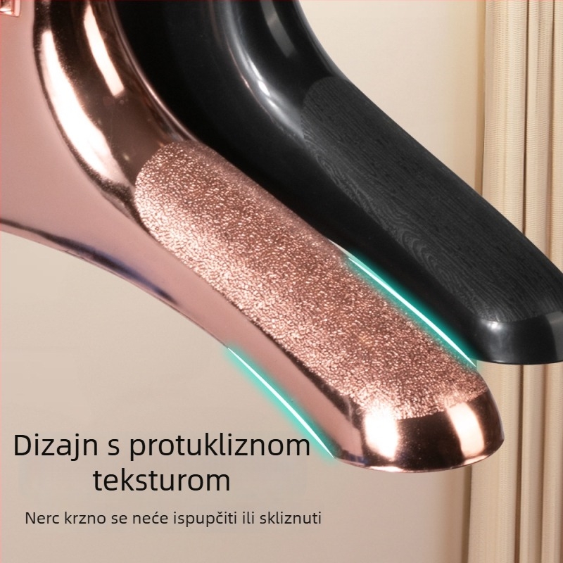 Vješalica za krzno za norkove kapute – široka ramena, bez tragova, unisex