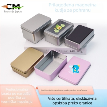 Magnetska kutija za začine u kuhinji, pravokutna, za hladnjak, s anisom, cimetom, suhim koricom mandarine i čili papričicama