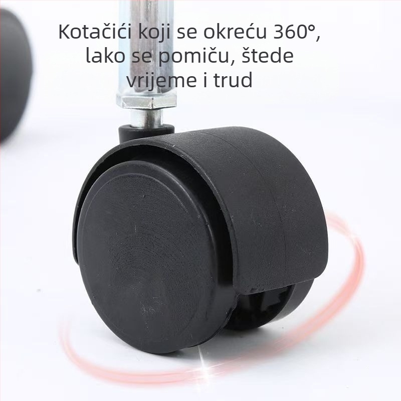 Držač za plinsku bocu za kuhinju s mobilnom bazom i kotačićima