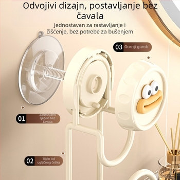 Zidna kuka za umivaonik s ljepilom, bez bušenja, kupaonica i kuhinja