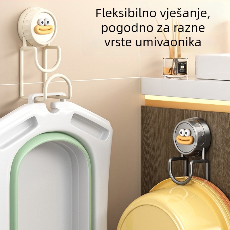 Zidna kuka za umivaonik s ljepilom, bez bušenja, kupaonica i kuhinja