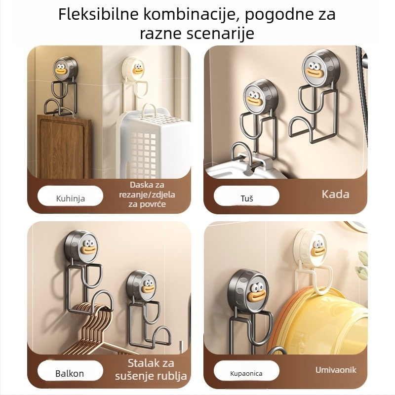 Zidna kuka za umivaonik s ljepilom, bez bušenja, kupaonica i kuhinja