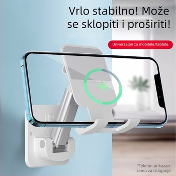 Sklopivi zidni držač za mobitel, teleskop, protiv vibracija, za kuhinju i kupaonicu