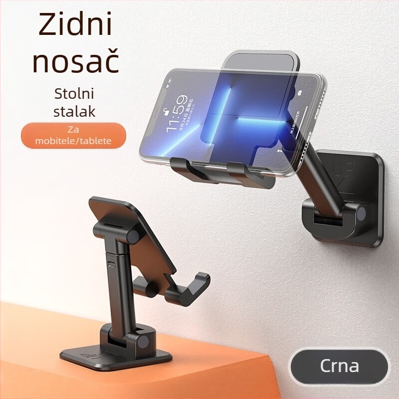 Sklopivi zidni držač za mobitel, teleskop, protiv vibracija, za kuhinju i kupaonicu