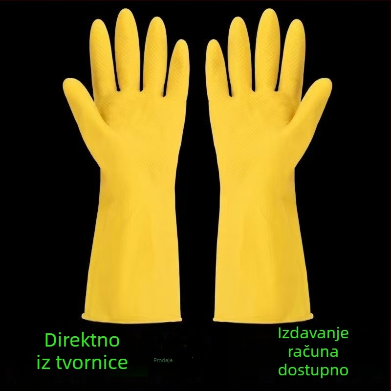 Rukavice za pranje suđa, vodootporne latex rukavice, otporne na ulje, debele kuhinjske rukavice, izdržljive radne rukavice