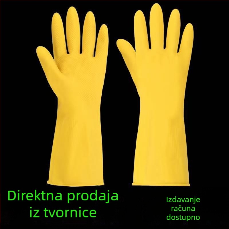 Rukavice za pranje suđa, vodootporne latex rukavice, otporne na ulje, debele kuhinjske rukavice, izdržljive radne rukavice