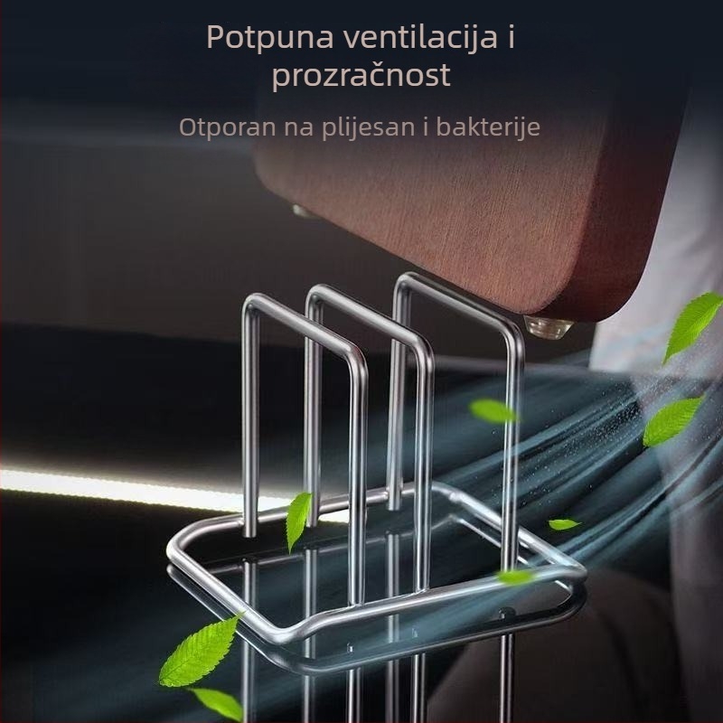 Nerđajući čelični kuhinjski držač za daske za rezanje – višenamjenski organizator na radnoj ploči za daske, poklopce i odvodnju