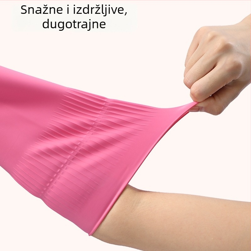 FaSoLa latex rukavice za kućanstvo, debeli, izdržljivi, protuklizne, otporne na habanje, za pranje suđa