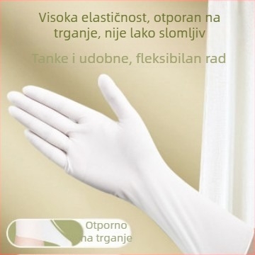 Jednokratne nitrilne rukavice duljine 12 inča, zaštitne, otporne na ulja i habanje, za čišćenje kuhinje, debeli nitril