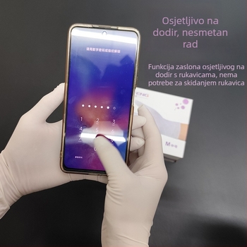 Tuofeng 9-inčne jednokratne rukavice od lateksa i nitrila, debeli, vodootporni, za kuhinju i pranje posuđa