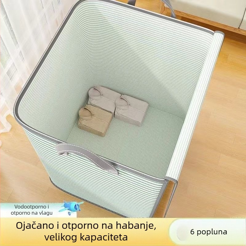Kutija za skladištenje odjeće, garderobni organizator izuzetno velike kapacitete, otporna na prašinu skladišna torba za odjeću i pokrivače