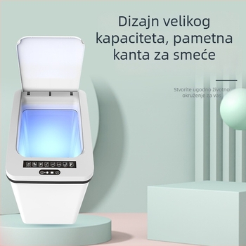 Kuhinjski koš sa senzorom, četvrtast, 35 L, s poklopcem