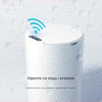 Inteligentni okrugli kanta za smeće s induktivnim senzorom, 13-17 L, za kuću: kupaonica, kuhinja, dnevni boravak, spavaća soba