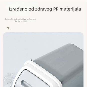 Kućni kanta za otpad s poklopcem, velika zapremina, moderan dizajn, pogodna za dnevni boravak, kupaonu, kuhinju i spavaću sobu, s pokretnim poklopcem i sustavom protiv mirisa