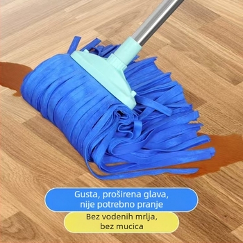 Mop za podove od jelenske kože sa velurom — bez tragova vode, bez dlačica, visoka apsorpcija