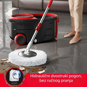 Novi rotirajući mop s automatskom kantom, bezkontaktno ispranje, mokro i suho čišćenje