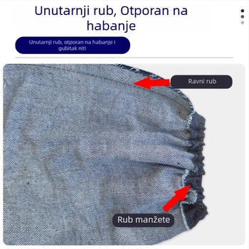 Denim zaštitni rukavi za rad – dugi, debeli, otporni na habanje, zaštita od zavarivanja i prljavštine, zimska upotreba
