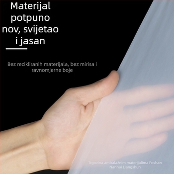 Jednokratni PE plastični kuhinjski predpasnik, vodootporan i otporan na masnoću, bez rukava, unisex