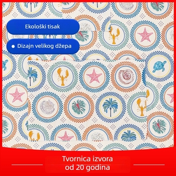 Prilagodljiva pamučna pregača s kućnim uzorkom, vodootporna, za odrasle, kuhinja i kućno čišćenje, unisex