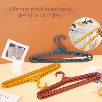 Proširiva vješalica za odjeću i produženi sušilo za odjeću, plastično, za posteljinu, navlake za jastuke i ručnike