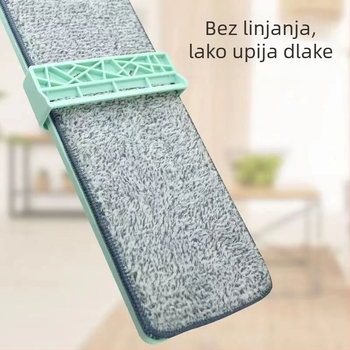 1,5 m veliki mop bez potrebe ručnog pranja, lijeni mop, kućanski mop od nehrđajućeg čelika