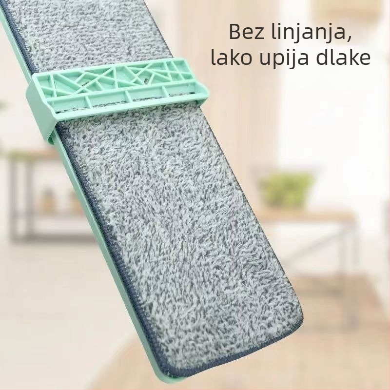 1,5 m veliki mop bez potrebe ručnog pranja, lijeni mop, kućanski mop od nehrđajućeg čelika