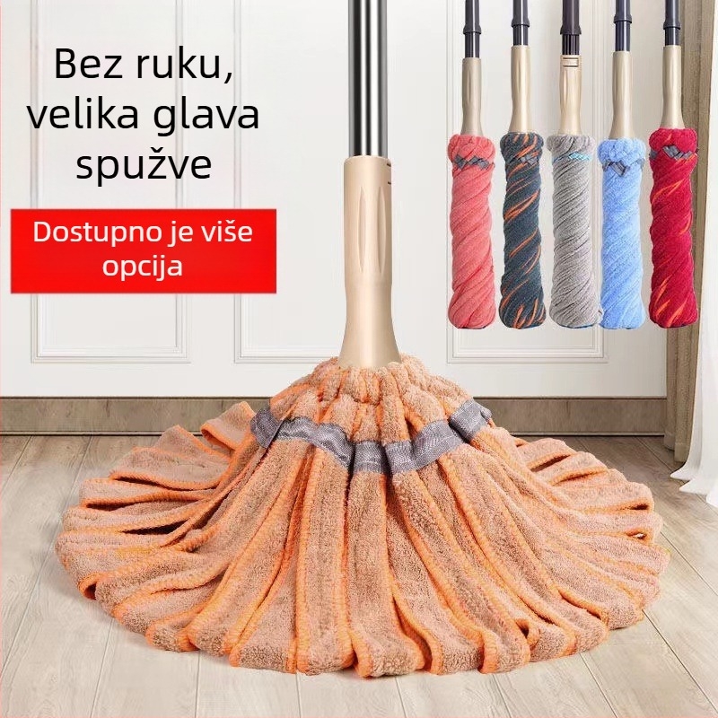 Bez dodira mop za kućnu upotrebu, rotirajući mop s automatskim iscijeđivanjem, mikrofiber mop za pod