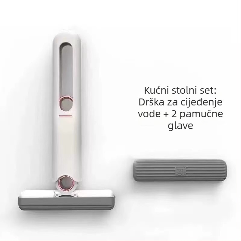 Višenamjenski mini stolni mop, ručno bez dodirivanja, spužva za upijanje vode za kupaonu, WC i kuhinju