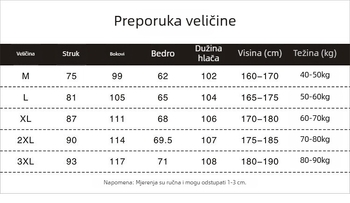 Muške zimske hlače od vuneno-sintetskog materijala, debeli materijal, korejski stil, široki kroj, ležeran stil