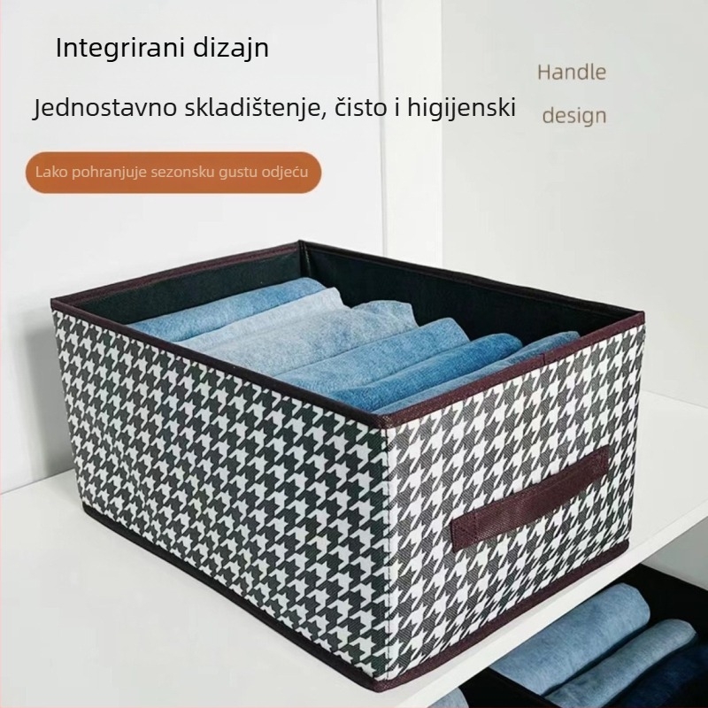 Sklopiva kutija za odjeću s pretincima