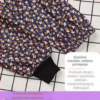 Unisex zaštitne rukave od kristalnog baršuna za jesen-zimu, zaštita od prljavštine, radne, izdržljive.