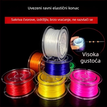 Elastična najlonska užad za navlačenje kristalnih perli i narukvica, otporna nit za budističke perle